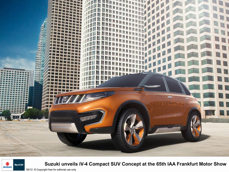 Illustration for article titled 'iV-4' - Suzuki's New Compact SUV Concept Model